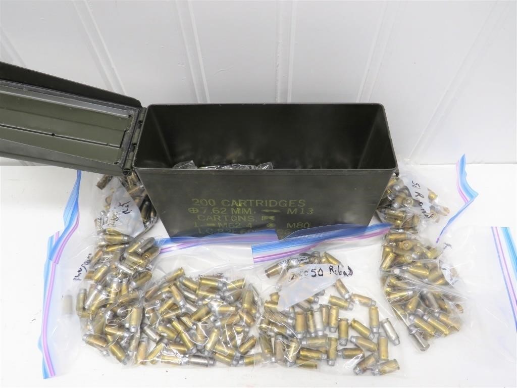 (450 Rounds) Reloaded .45 Auto Semi Wadcutter