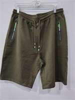 ($25) One PRQ Men's active shorts, Green, 3XL
