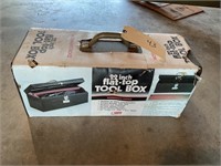 Flat top toolbox 22 inch new old stock