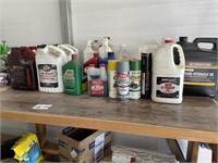 Lot of Assorted Coolant/Oil/Etc.