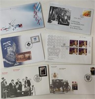 ASSORTED VINTAGE CANADIAN STAMPS & ENVELOPES