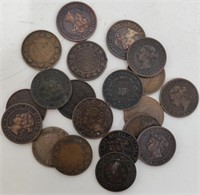 LOT OF 10+ VINTAGE ASSORTED COINS