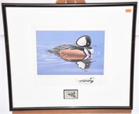 (3) framed waterfowl prints including: Ruddy