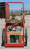 Welding Cart w/ Oxygen & Acetylene Tanks +