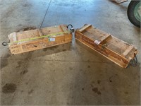 Wood Ammo boxes Howitzer 37” Long (2)