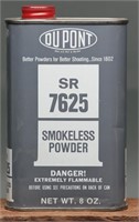 Dupont Smokeless Gun Powder SR 7625 Full