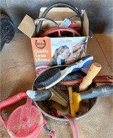 Horse & Dog Brush Tools, Supplies, Bucket Heater +