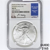 2016(W) ASE Moy Signed NGC MS70
