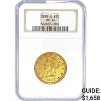 1895-S $10 Gold Eagle NGC XF45