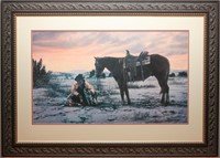 A.T. Cox, "Hurry Sun Up" Western Lithograph