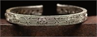 Judith Ripka Sterling Silver Cuff Bracelet - 26.3g