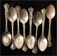 Antique Gorham + Sterling Silver Spoons - 170.35g