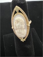 10KT Cameo Ring