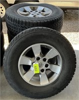 4x FireStone Winterforce LT Toyota Tires + Rims