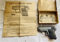 Antique 1917 Colt Pistol automatic 25 caliber