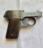 Antique small Brownie pistol hand gun , 4 barrel