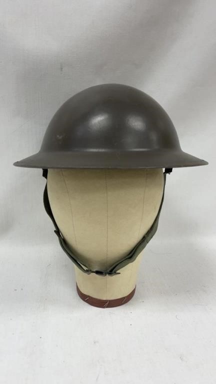 WW1 US Doughboy Helmet With Chinstrap & Liner