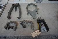 1 Lot Pipe Clamps, Gear  Puller