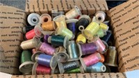 Shiny shimmer embroidery thread