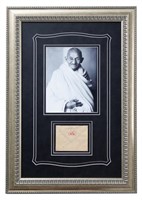 Gandhi Signed Small Envelope