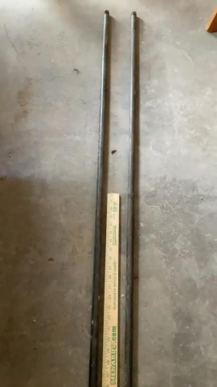 Metal Rods (2) 10ft