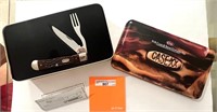 CASE Collector Series-Knife/Fork in Tin-Unused