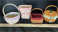 Longaberger Small Baskets (4)