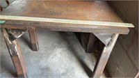 Homemade Metal Table 34x22x27