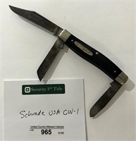 Shrade USA CW-1 3 Blade-Used