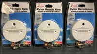 3 boxes of carbon monoxide alarms (9) and 1 smoke