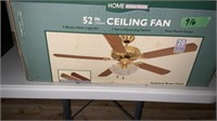 52” ceiling fan with light kit brand new in box