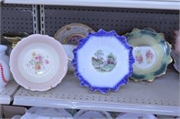 4 Collectible Decorative Bowls - Blue