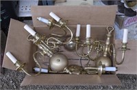 Box of Brass Wall Sconces