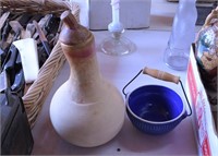Pottery Gourd and Bowl