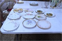 Group of 10 Decorator Plates - Church and