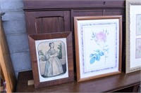 Lot of 3 vintage pictures