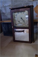 Silas Hoadley Mantle Clock - Mirror in the bottom