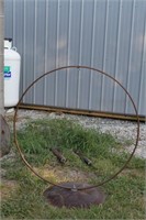 39" Diameter Plant Stand made from scalloped