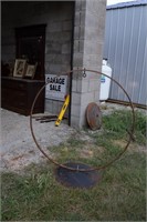38" Diameter Plant Stand made from scalloped