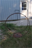 42" Diameter Firewood Stand made from scalloped