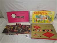 Vintage Board Games - Operation Game - Clue Game