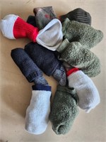 Lot of 9 pair heavy warm men's socks used for