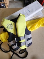 Boat bumpers and youth life jacket
