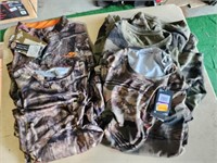 Men's 2XL camouflage shirts 2 are New with tags