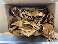 Box of Leather Scraps