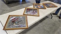 (4) Miller High Life Beer Mirror Collection