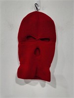 3 Hole Face Ski Mask, Red
