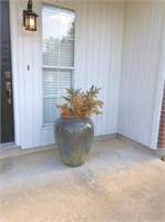 Glazed Terra Cotta Vase 29" tall (front porch)
