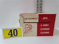 Vintage Starlite Telephone w/ Box Tan