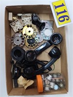 Box of Asst. Old Telephone Parts